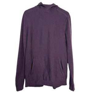Lululemon Sweet‎ Savasana Knit Pullover Women 10 Purple Hoodie Yoga  Athleisure